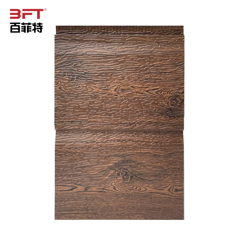 paneles de fachada de madera oscura para paredes